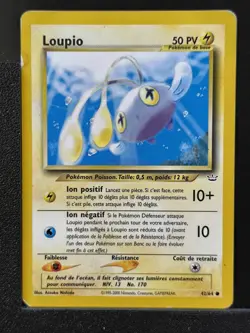 Carte Pokemon Loupio 42/64 Edition 2 Ed 2 Neo Revelation Wizards FR 4 - Image 2