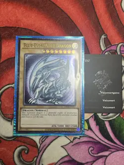 YuGiOh Blue-Eyes White Dragon OP28-EN001 Ultimate Rare NM OTS Pack 28 - Image 3