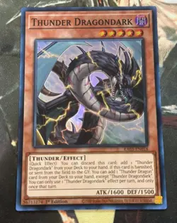 Yugioh Thunder Dragondark Super Rare RA03 - Image 1