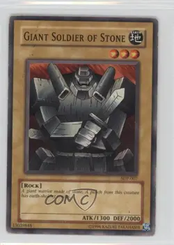 Giant Soldier of Stone Unlimited YuGiOh Starter Deck Pegasus #SDP-007 2003 READ - Image 1