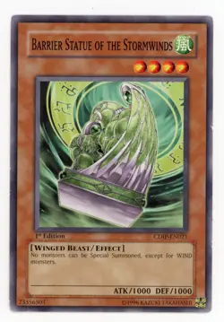 Yugioh Barrier Statue Of The Stormwinds CDIP-EN021 Common LP - Image 1