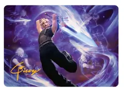 Cloud’s Limit Break Art Card (Gold-Stamped) Art Series: MTG FINAL FANTASY - Image 1