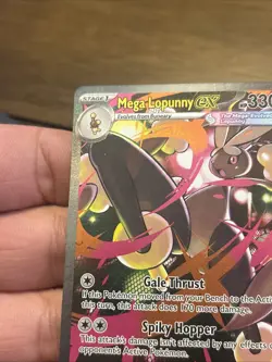 Mega Lopunny ex 128/094 SIR Full Art Holo Pokemon TCG Phantasmal Flames Rare NM - Image 2