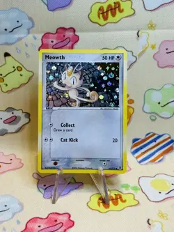 Meowth [Reverse Holo] #69 Pokemon Fire Red & Leaf Green NM - Image 1