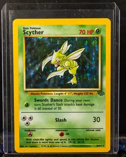 Scyther 1999 Pokemon Jungle #10/64 Holo - Image 1