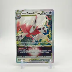 Hisuian Zoroark VSTAR 147/196 Ultra Rare Holo SWSH11: Lost Origin Pokemon Card - Image 1