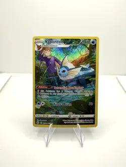 Vaporeon TG02/TG30 Swsh09: Brilliant Stars Trainer Gallery Holo Pokemon TCG - Image 1