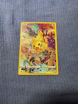 Pokemon Pikachu Secret Rare Full Art Holo Crown Zenith 160/159 70 HP Basic EN - Image 1