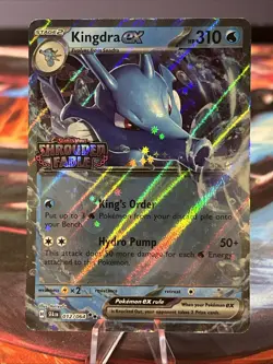 Kingdra ex STAMPED 012/064 Pokemon Shrouded Fable Double Rare Holo NM/M - Image 1
