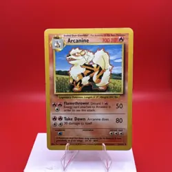 Pokemon Arcanine Uncommon Base Set Shadowless 23/102 Stage 1 100 HP - Image 1