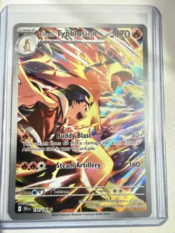 Ethans Typhlosion Illustration Rare Sv10: Destined Rivals 190/182 Pokemon TCG NM - Image 1