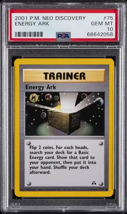 2001 POKEMON NEO DISCOVERY #75 ENERGY ARK PSA 10 - Image 1