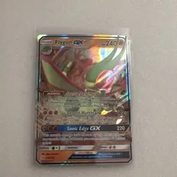 Pokemon Flygon GX 110/236 Cosmic Eclipse Ultra Rare Full Art Holo 240 HP - Image 1