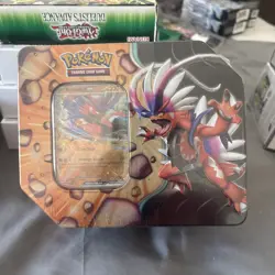 Pokemon TCG Paldea Legends Tin Koraidon EX Sealed New - Image 1