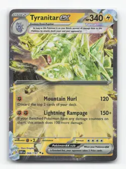 Pokemon TCG - Tyranitar ex 066/197 Near Mint Double Rare Obsidian Flames - Image 1