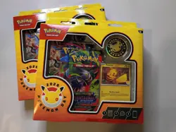 LOT OF 2 Pokemon Day 2026 Collection Box New SEALED - 30th Anniversary Pikachu - Image 1