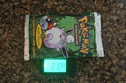 First Edition Pokemon Jungle Booster Pack Heavy 21g+ - Image 1