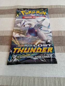 Pokemon TCG Sun and Moon Lost Thunder Booster Pack 820650804557 - Image 3