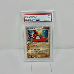 PSA 7 Blaziken ex #90 Crystal Guardians Holo 2006 Pokemon EX NM - Image 1