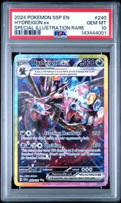 HYDREIGON EX Surging Sparks Special Illustration Rare #240 PSA 10 Pokemon - Image 1