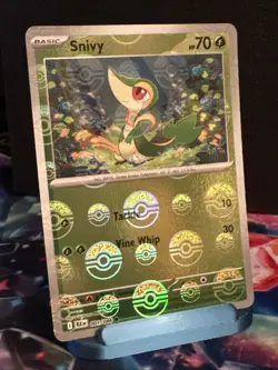 Snivy (Poke Ball Pattern) 001/086 Sv: Black Bolt Holo Near Mint NM Pokemon TCG - Image 1