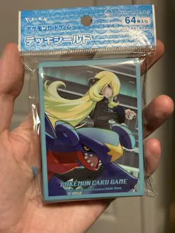 Cynthia and Garchomp Pokemon Center Japan EXCLUSIVE SLEEVE (ONE SLEEVE) - Image 1