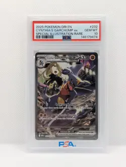 Pokemon TCG Cynthia's Garchomp EX 232/182 SIR PSA 10 Gem Mint - Image 1