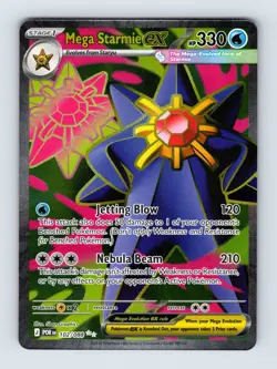 Mega Starmie ex - Perfect Order 102/088 - Ultra Rare - NM - Pokemon - Image 1
