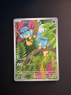 Pokemon Black Bolt Panpour 101/086 & Simipour 102/086 IR Set of 2 - Image 1