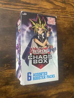 Yugioh Chaos Box 2024 6 Booster Packs Limited Holiday Edition! Brand New READ DE - Image 1