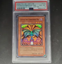 Yu-Gi-Oh 2002 Exodia Forbidden One LOB-124 1st Edition PSA 6 - Image 5