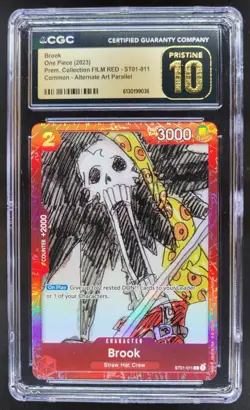 2023 ONE PIECE BROOK FILM RED ALT ART ST01-011 CGC 10 PRISTINE A PT - Image 1