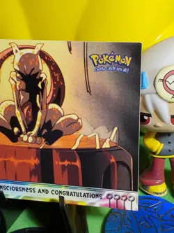 Pokemon TCG 2000 Topps TV Series Vintage Card #3 - Consciousness And Confusion - Image 3