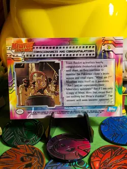 Pokemon TCG 2000 Topps TV Series Vintage Card #3 - Consciousness And Confusion - Image 5