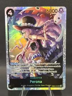 Perona EB03-045 (SR) Extra Booster: One Piece Heroines Edition Foil NM - Image 1