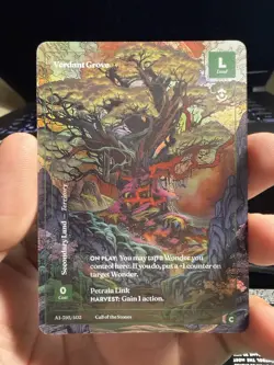 Wonders of the First Verdant Grove Formless Foil Alt Art Call of the Stones - Image 1