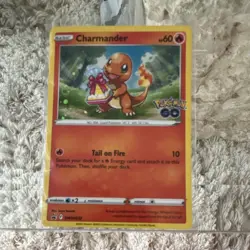 Pokemon GO Charmander SWSH232 Promo Regular 60 HP Basic Card The Pokemon Company - Image 1