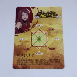 Kushina Uzumaki - Naruto Trading Card HY Rare R 27 Foil Holo Cool Art Tc8 - Image 2