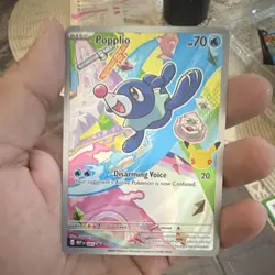 Pokemon Popplio Promo Basic Water 70 HP Holo M21 045 Pokemon TCG Card Age 6+ - Image 1