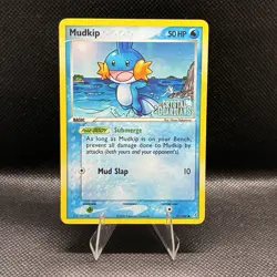 Mudkip 57/100 Reverse Holo Stamped ex Crystal Guardians Vintage Pokemon Card - Image 1