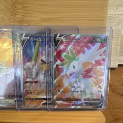 Pokemon V Cards Lot 8 Silver Foil Shaymin, Galarian Sirfetch'd, Starmie - Image 2