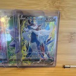 Pokemon V Cards Lot 8 Silver Foil Shaymin, Galarian Sirfetch'd, Starmie - Image 5
