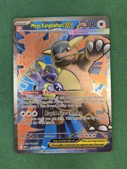 Pokemon Mega Kangaskhan EX Holo Ultra Rare Evolutions Card 164/132 - Image 3