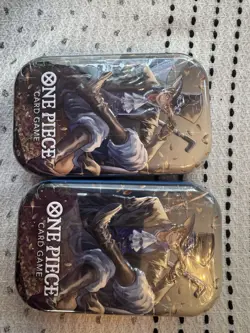 Bandai One Piece Card Game Tin Pack Set Vol.2 Booster Kit 2x English 2023 sealed - Image 1