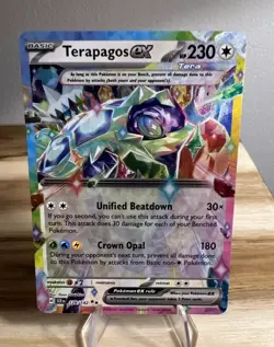 Terapagos EX 128/142 Full Art NM/M Stellar Crown Pokemon Card - Image 1