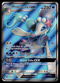 Pokemon Card - Primarina GX - SM39 Sun & Moon Promo SM39 Holo - Image 1