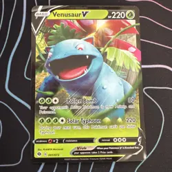 Pokemon TCG Venusaur v Champions Path Holo Ultra Rare Card 001/073 NM - Image 1
