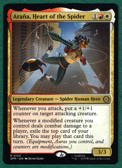Arana, Heart of the Spider - Marvel's Spider-Man SPM #123 - Magic MTG Card - Image 1