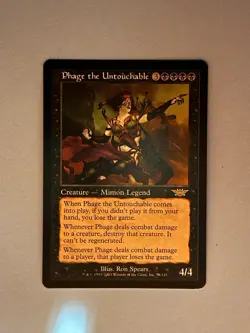 Phage the Untouchable, MTG #78 Legions LGN - NM Mint - Image 1