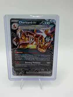 Charizard ex SVP 196 Black Star Promo Tera Darkness Holo Pokemon Card NM - Image 1